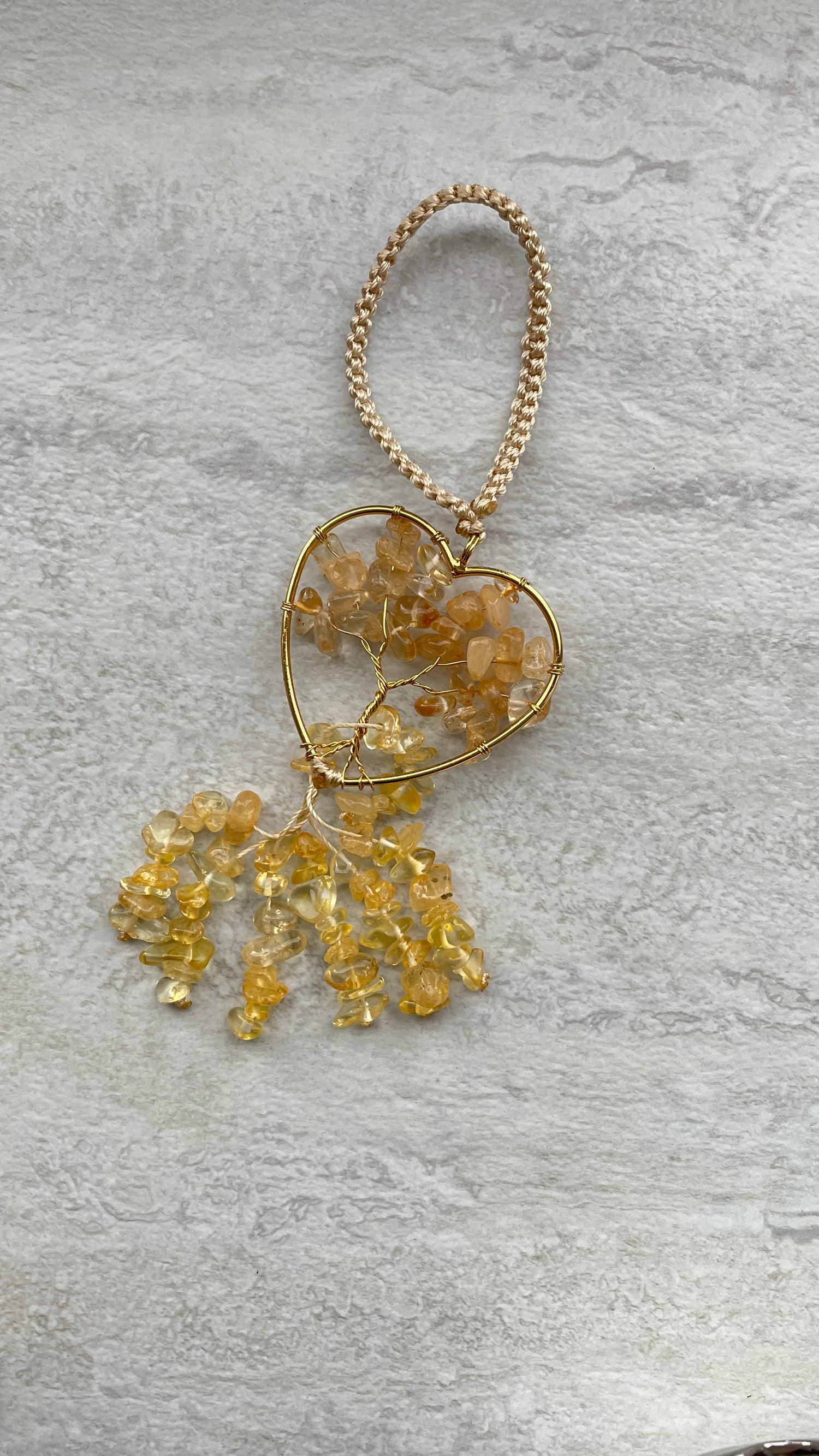 Heart Shaped Tree Of Life Decorative Hanging