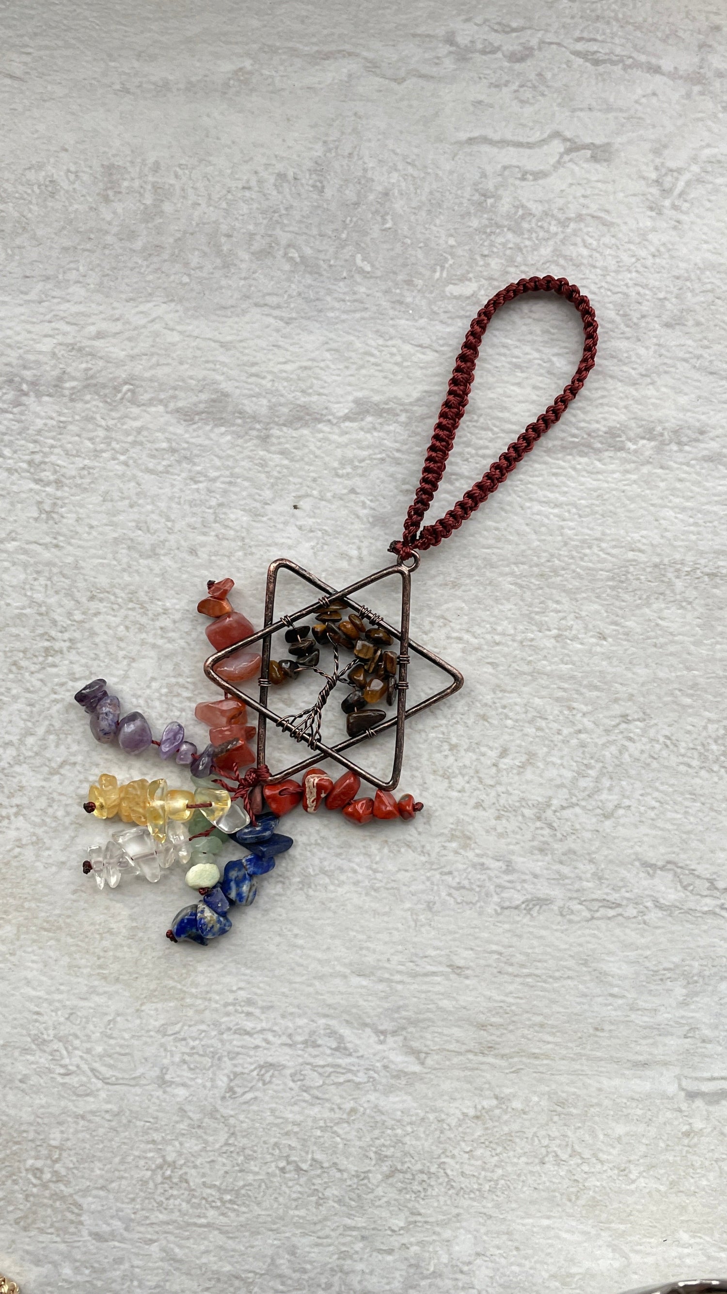 Pentacle Tree Of Life Decorative Hanging