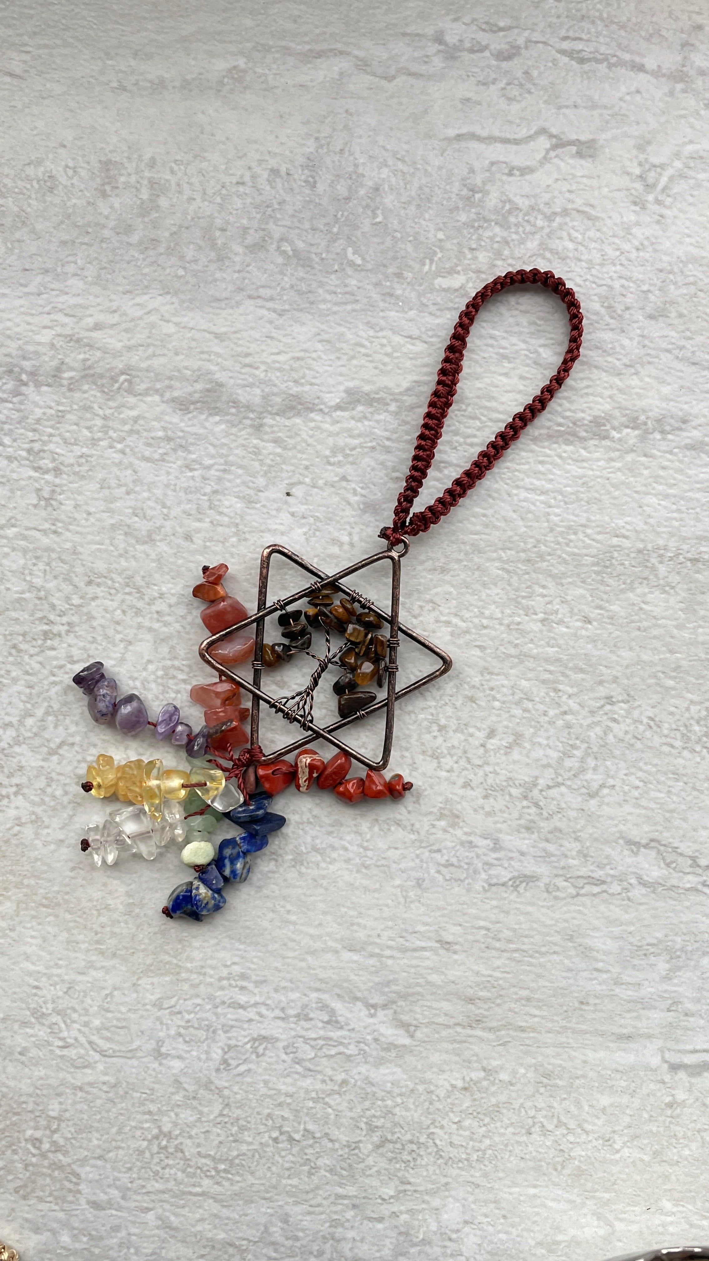 Pentacle Tree Of Life Decorative Hanging