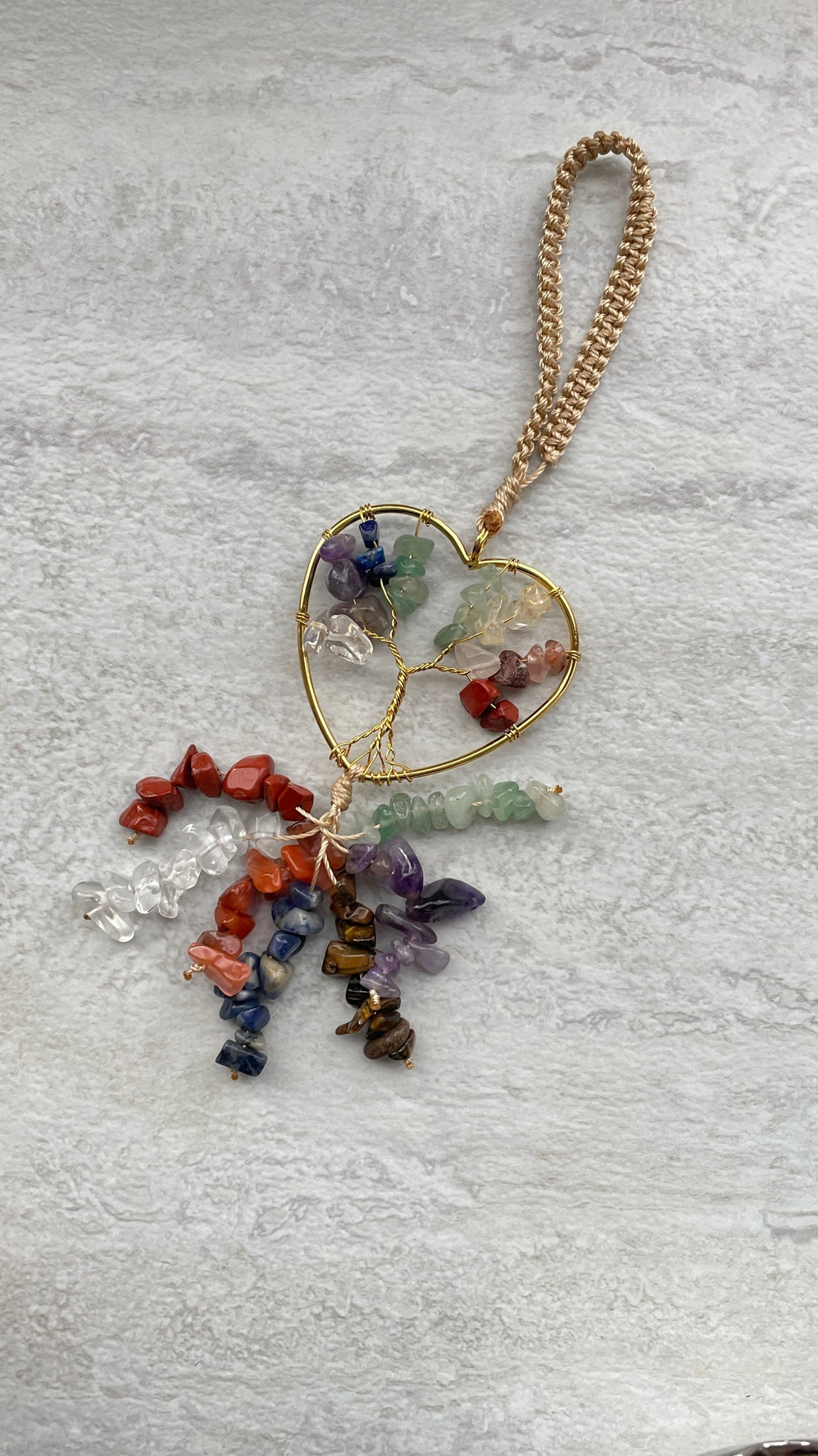 Heart Shaped Tree Of Life Decorative Hanging