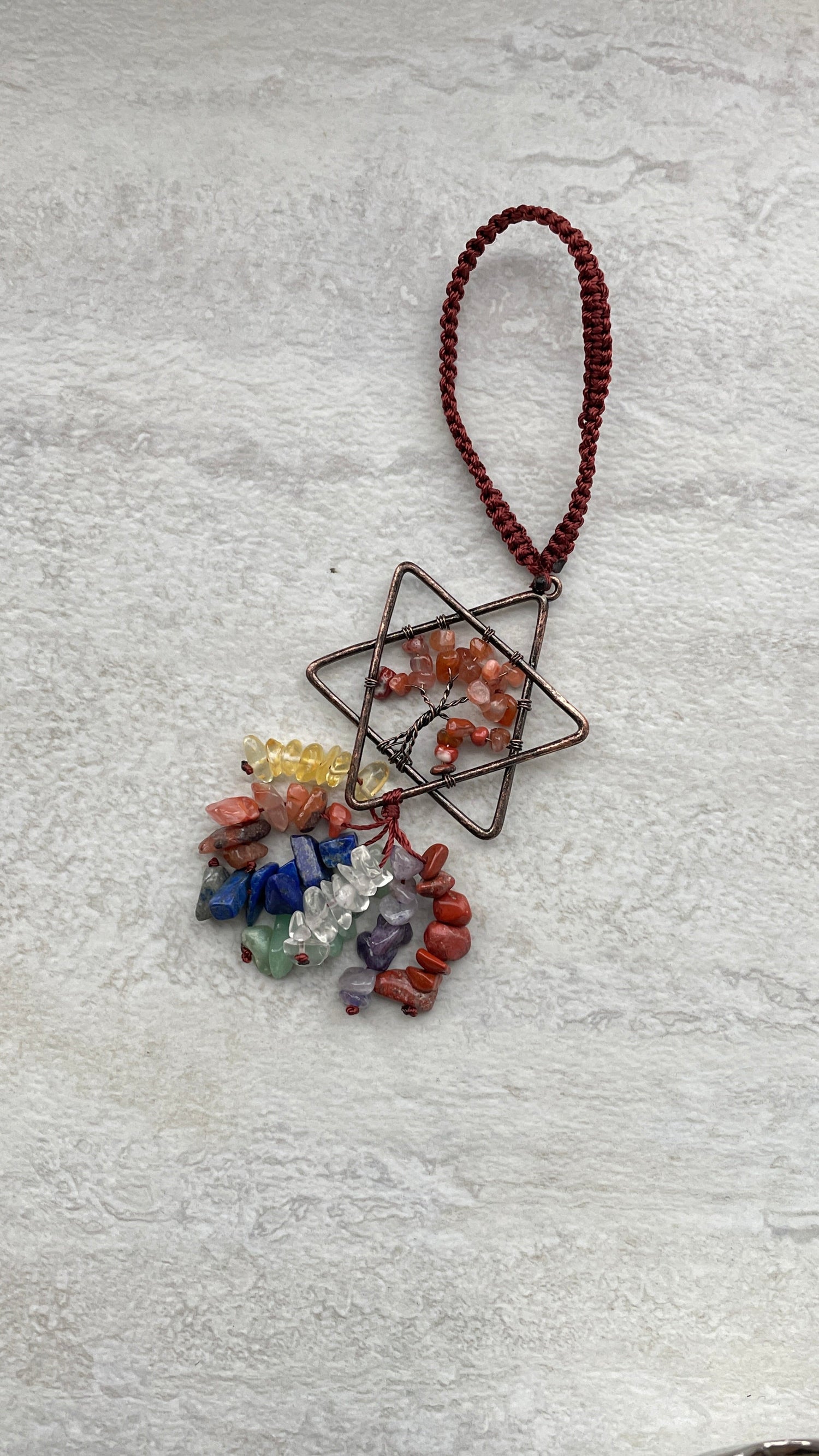 Pentacle Tree Of Life Decorative Hanging
